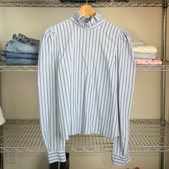 FRAME | Light Blue Blouse - Picture 1 of 3